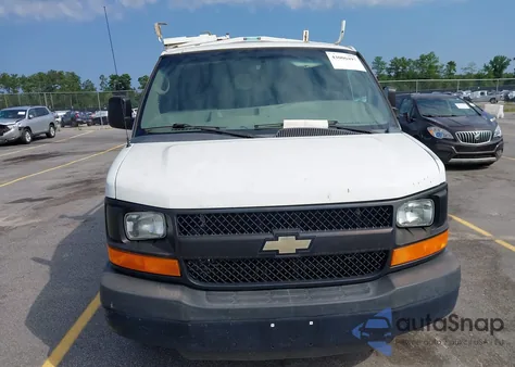 2012 Chevrolet Express 2500 Work Van z USA, uszkodzony, nr VIN 1GCWGFCAXC1194967